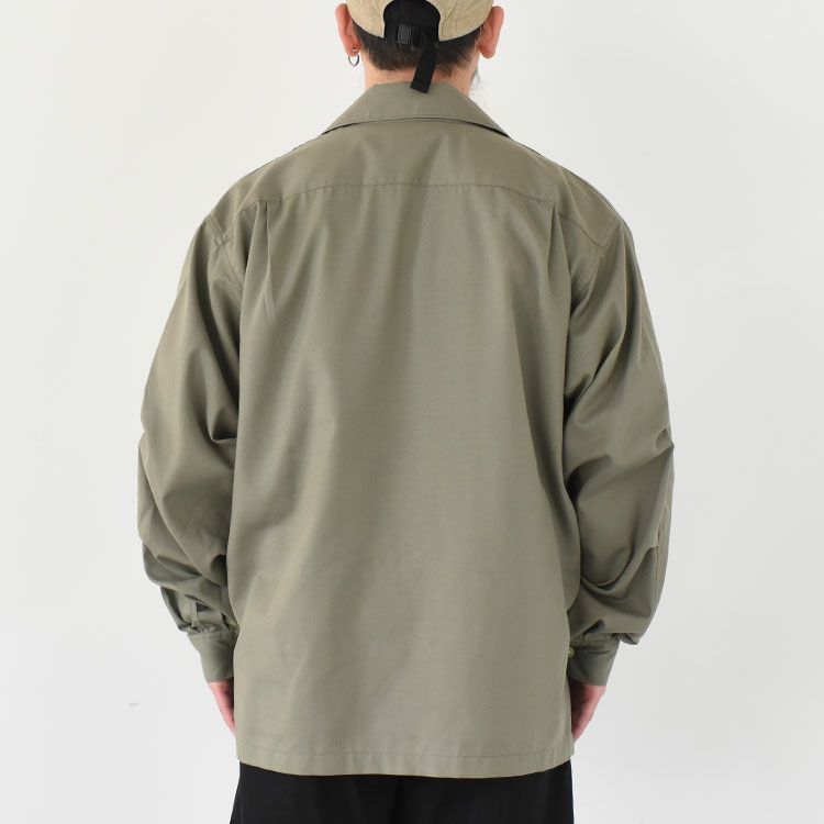 TECH SPORTS OPEN COLLAR SHIRT L/S テック スポーツ オープン TECH SPORTS OPEN COLLAR SHIRT L/S テック スポーツ オープン