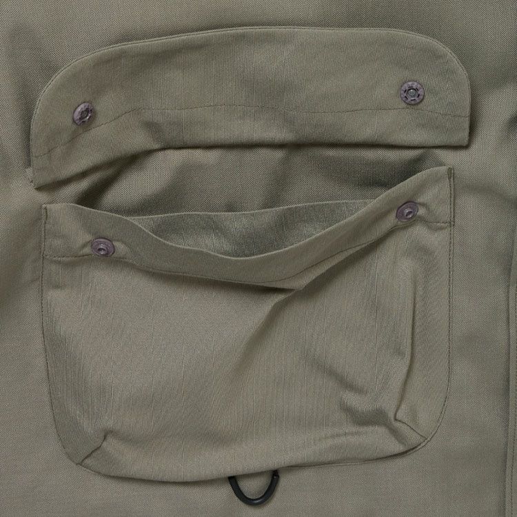 TECH SPORTS OPEN COLLAR SHIRT L/S テック スポーツ オープンカラーシャツ ロングスリーブ