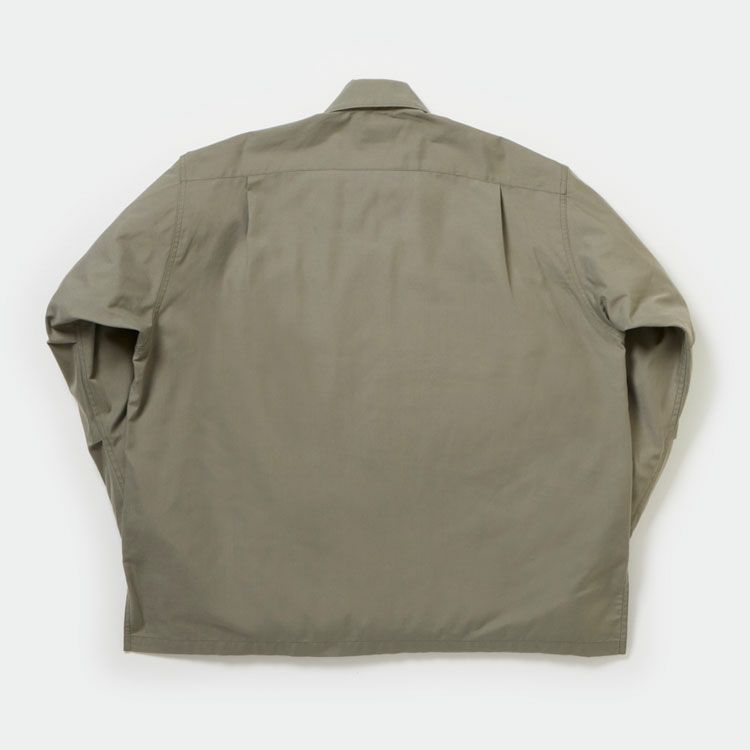 TECH SPORTS OPEN COLLAR SHIRT L/S テック スポーツ オープンカラー 
