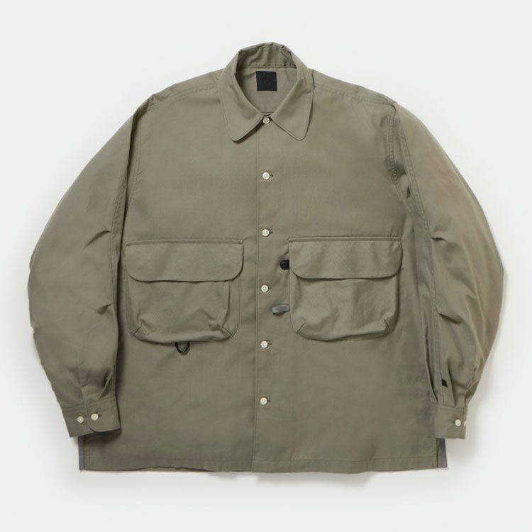 TECH SPORTS OPEN COLLAR SHIRT L/S テック スポーツ オープンカラーシャツ ロングスリーブ