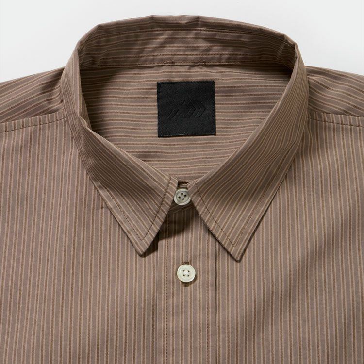 TECH REGULAR STRIPE SHIRT L/S テック レギュラーストライプシャツ 