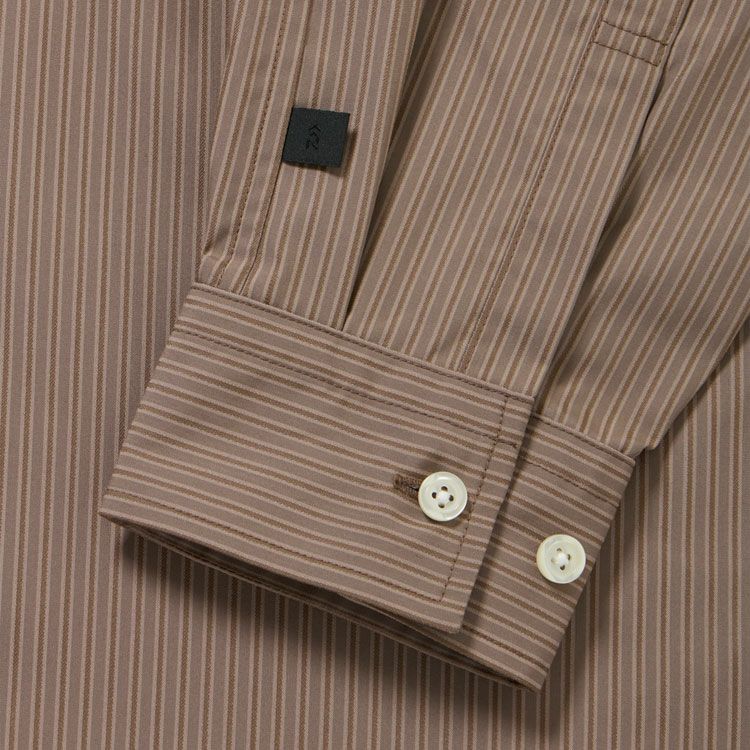 TECH REGULAR STRIPE SHIRT L/S テック レギュラーストライプシャツ ロングスリーブ