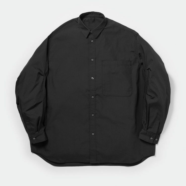 TECH REGULAR STRIPE SHIRT L/S テック レギュラーストライプシャツ ロングスリーブ