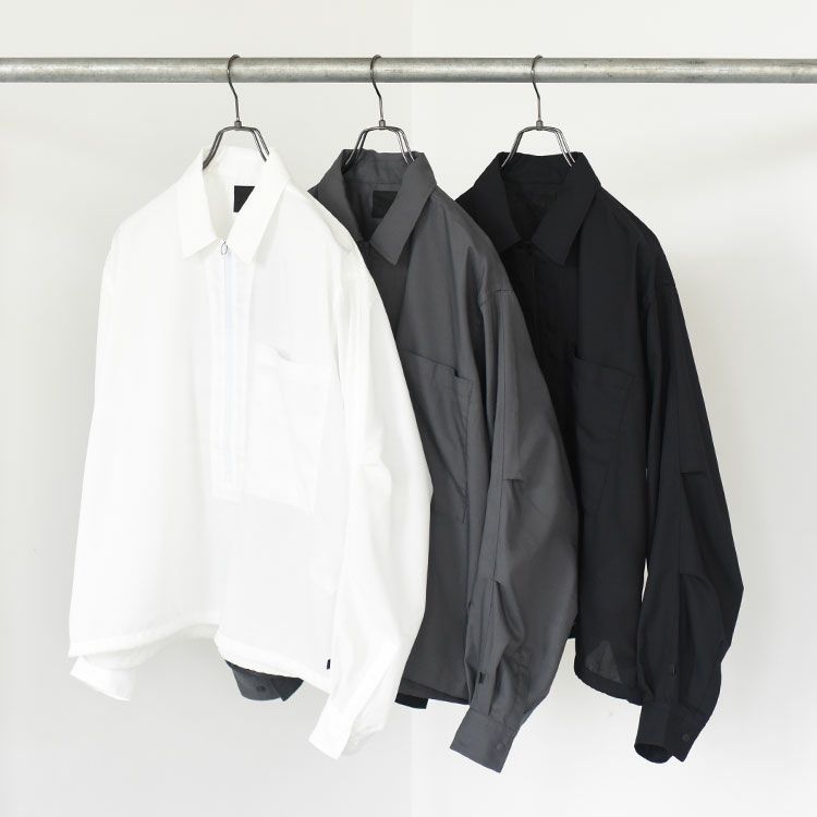 TECH HALF ZIP SHIRT L/S テック ハーフジップシャツ ロングスリーブ