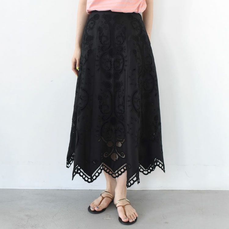 EMBROIDERY LACE SKIRT エンブロイダリーレーススカート