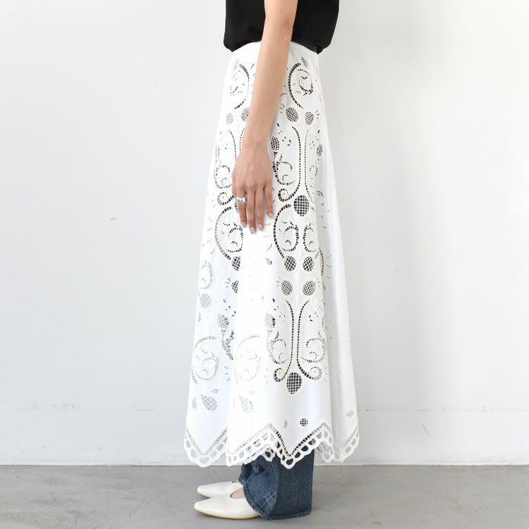 EMBROIDERY LACE SKIRT エンブロイダリーレーススカート