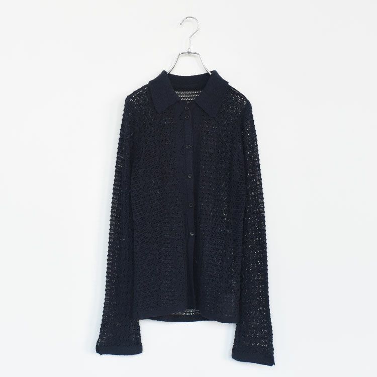 品質保証 Mix ミックスニットシャツ/anuke（アンヌーク Shirts Knit トップス