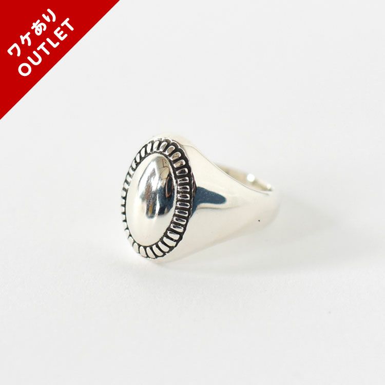 【OUTLET 20％OFF】Oval Mirror Ring オーバルミラーリング【返品交換不可】