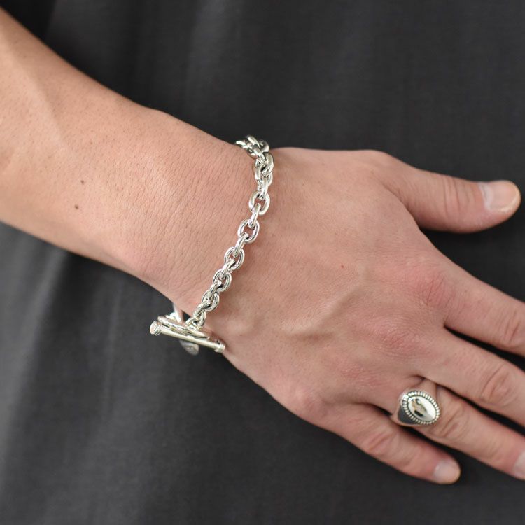 Crescendo Oval Link Bracelet -12mm- クレッシェンド オーバルリンクブレスレット