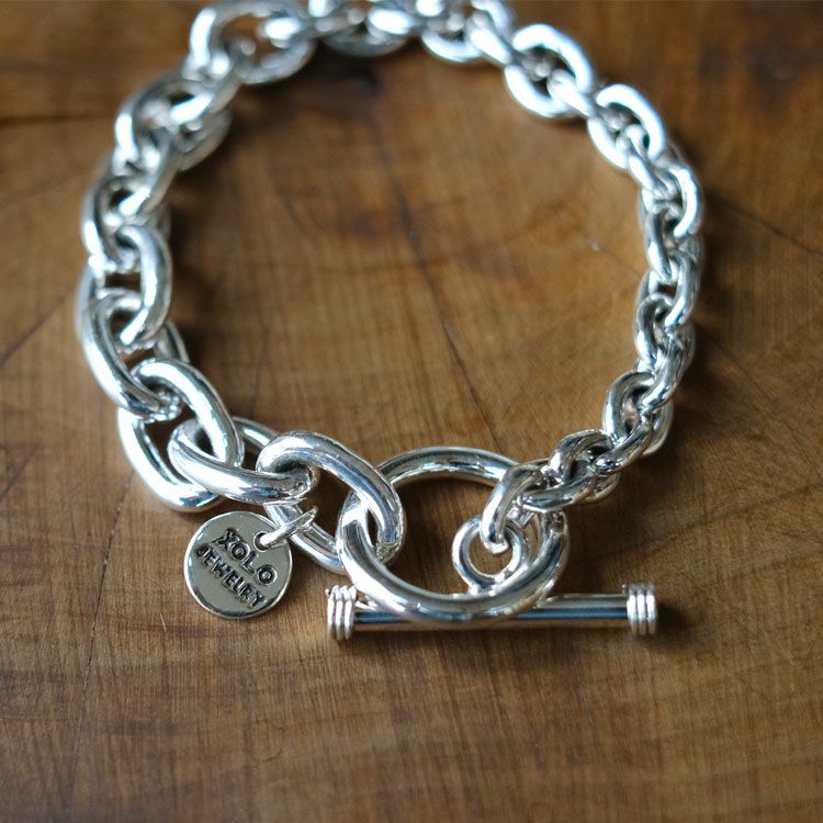 Crescendo Oval Link Bracelet -12mm- クレッシェンド オーバルリンクブレスレット