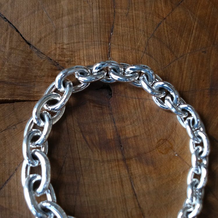 Crescendo Oval Link Bracelet -12mm- クレッシェンド オーバルリンクブレスレット