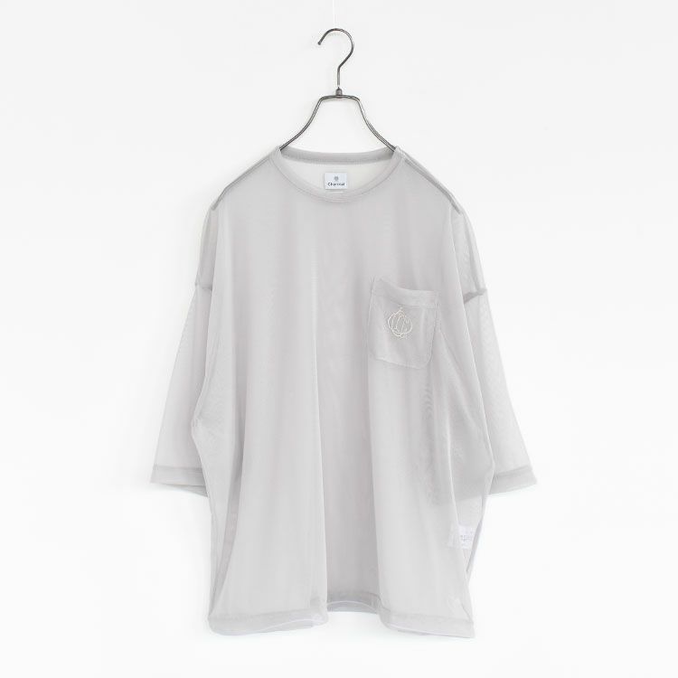 Poly Mesh SOLID OVER T ポリーメッシュソリッドオーバーTシャツ