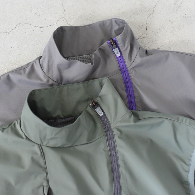 CURVE ZIP UP NYLON VEST カーブジップアップ ナイロンベスト