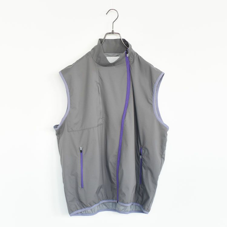 CURVE ZIP UP NYLON VEST カーブジップアップ ナイロンベスト
