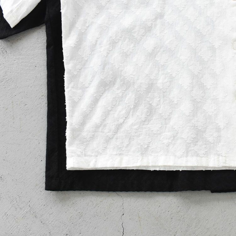 cut jacquard half sleeve shirt カットジャカードハーフスリーブシャツ