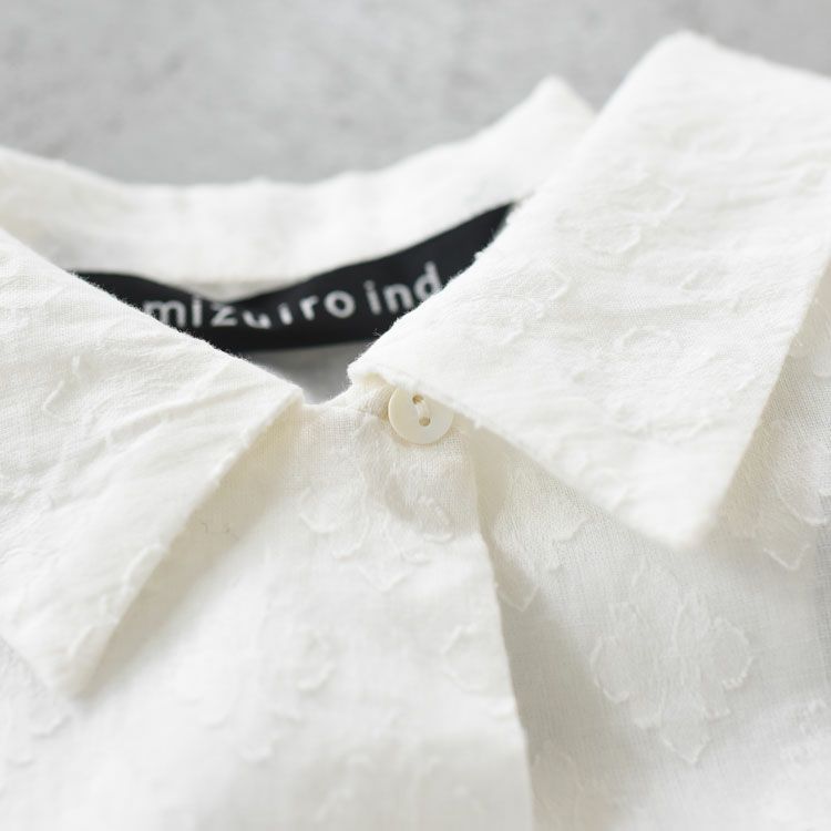 cut jacquard half sleeve shirt カットジャカードハーフスリーブシャツ
