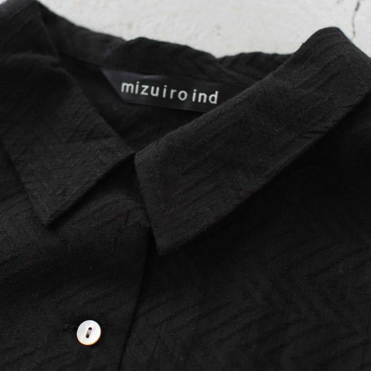 cut jacquard half sleeve shirt カットジャカードハーフスリーブシャツ