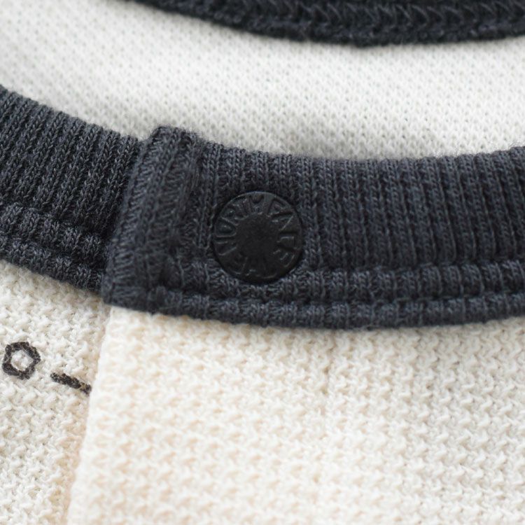 B Latch Pile Rompers & 2P Bib ラッチパイルロンパース＆2Pピブ（ベビー）