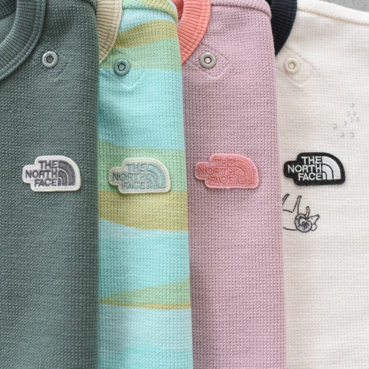 B Latch Pile Rompers & 2P Bib ラッチパイルロンパース＆2Pピブ（ベビー）