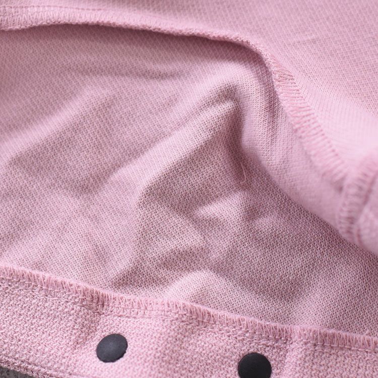 B Latch Pile Rompers & 2P Bib ラッチパイルロンパース＆2Pピブ（ベビー）