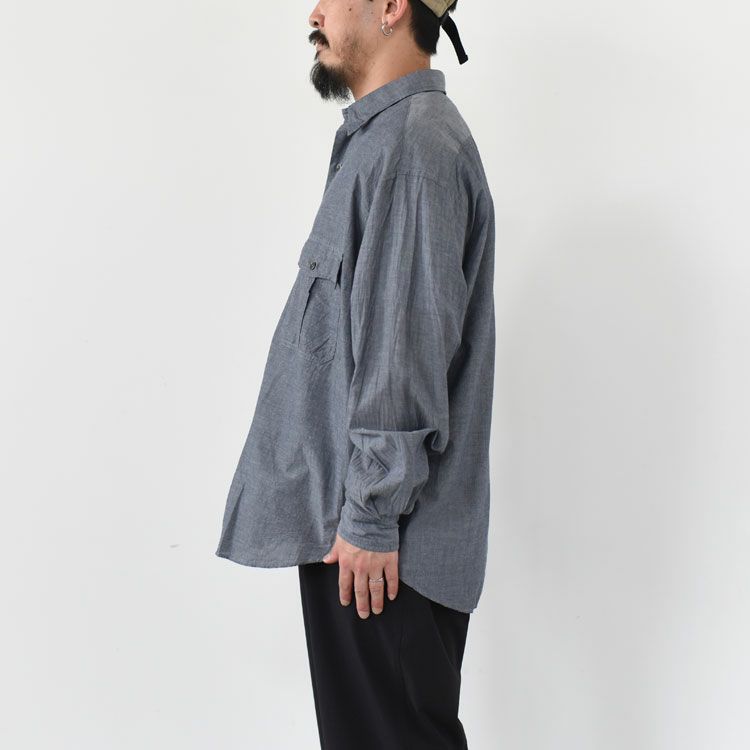 ROLL UP CHAMBRAY SHIRT ロールアップシャンブレーシャツ