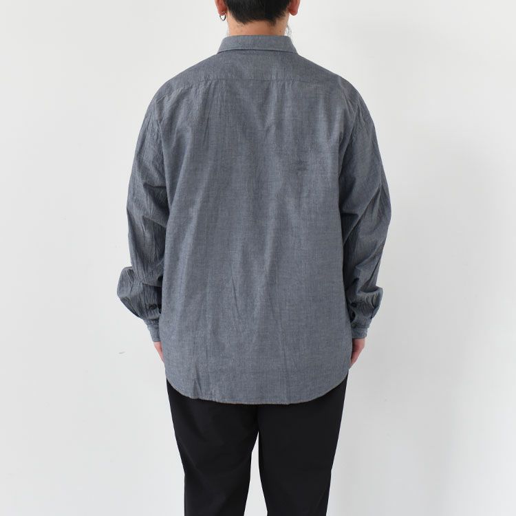 ROLL UP CHAMBRAY SHIRT ロールアップシャンブレーシャツ