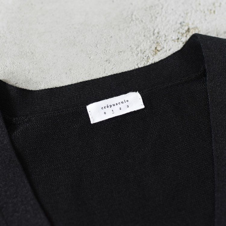 WASHI KNIT CD 和紙メッシュカーディガン