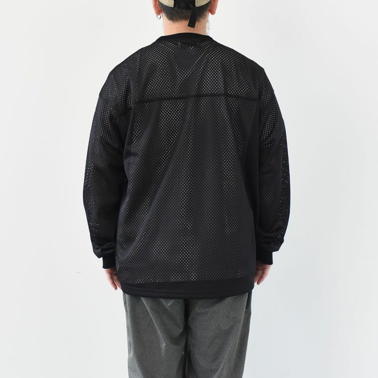 BINGOYA-MESH C/N TEE L/S BINGOYA別注メッシュクルーネック長袖Tシャツ