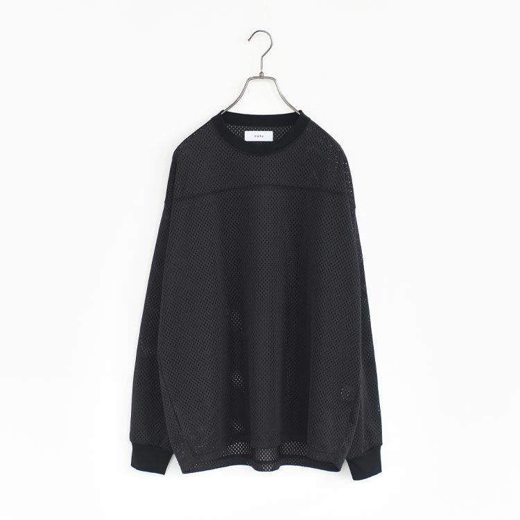 BINGOYA-MESH C/N TEE L/S BINGOYA別注メッシュクルーネック長袖Tシャツ