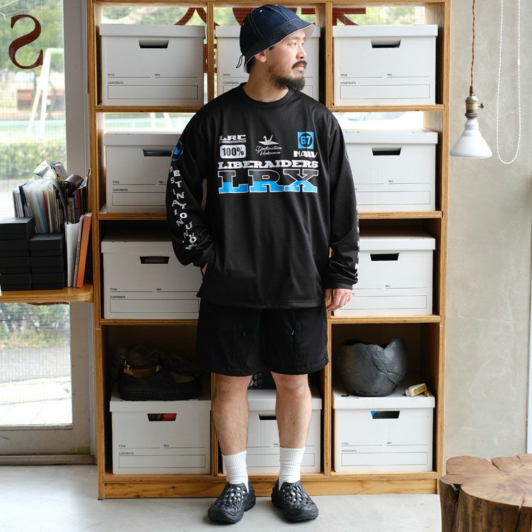 LR RACING L/S T レーシングロングスリーブTシャツ