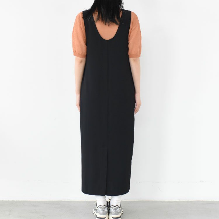 Twill Uneck Onepiece ツイルユーネックワンピース