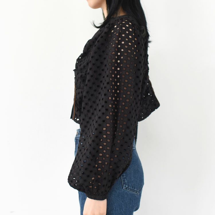 Volume Cutwork Blouse ボリュームカットワークブラウス