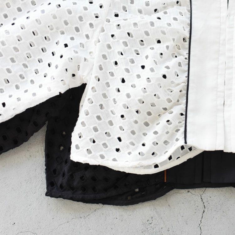 Volume Cutwork Blouse ボリュームカットワークブラウス