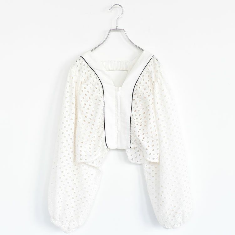 Volume Cutwork Blouse ボリュームカットワークブラウス