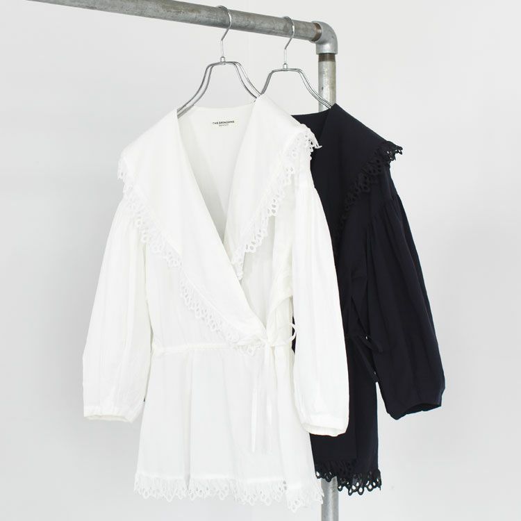 CACHE COEUR BLOUSE カシュクールブラウス