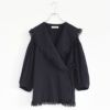 CACHE COEUR BLOUSE カシュクールブラウス