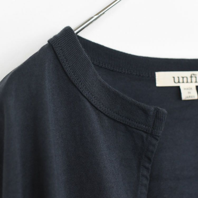 dry touch cotton jersey front-tie T-cardigan ドライタッチ コットンジャージー フロントタイ ティーカーディガン