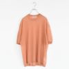 high-count linen oversized knit-Tee ハイカウント リネン オーバーサイズ ニットTシャツ