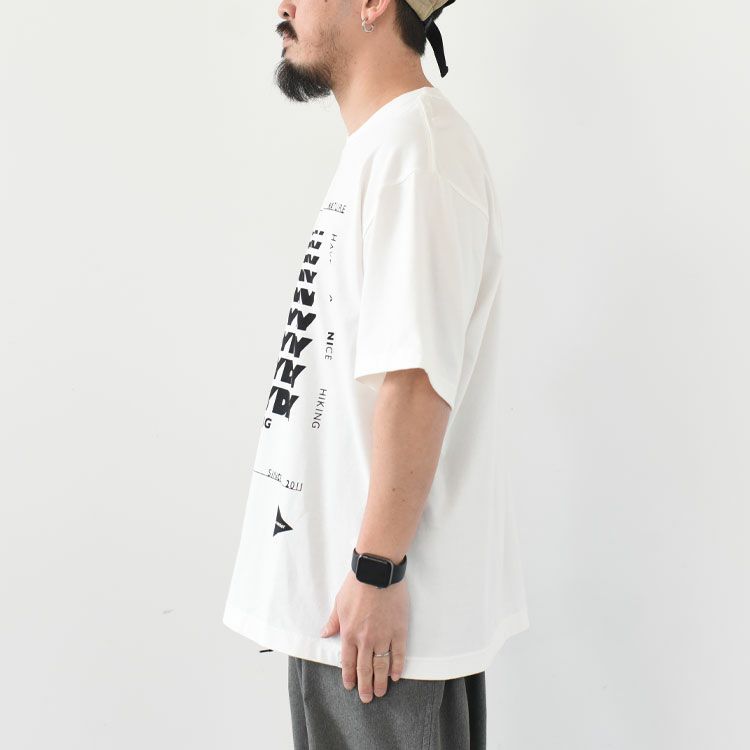 SUNNYDAY printed wide SS T サニーデイ プリント ワイド ショートスリーブティー