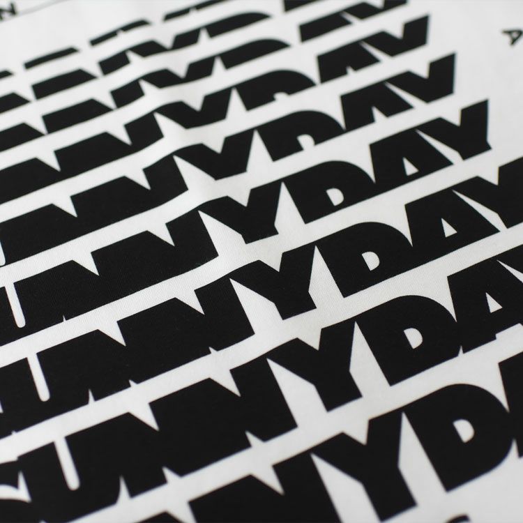 SUNNYDAY printed wide SS T サニーデイ プリント ワイド ショートスリーブティー