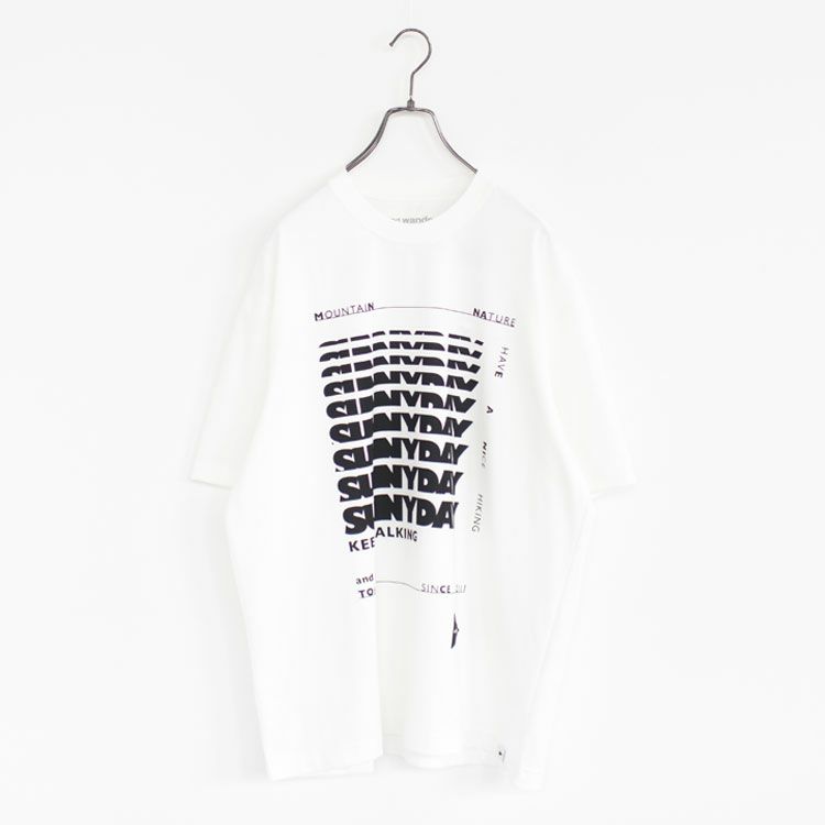 SUNNYDAY printed wide SS T サニーデイ プリント ワイド ショートスリーブティー