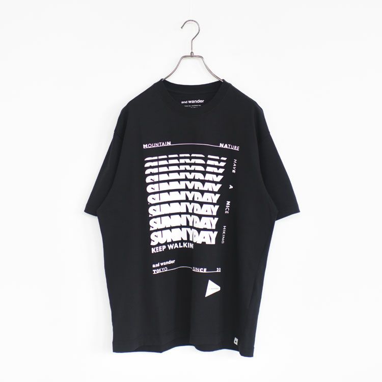SUNNYDAY printed wide SS T サニーデイ プリント ワイド ショートスリーブティー