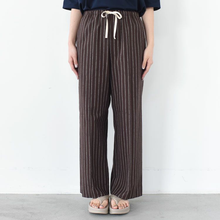 NOSTALGIC STRIPED WIDE PANTS ノスタルジックストライプワイドパンツ