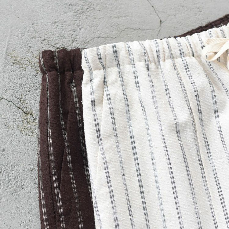 NOSTALGIC STRIPED WIDE PANTS ノスタルジックストライプワイドパンツ