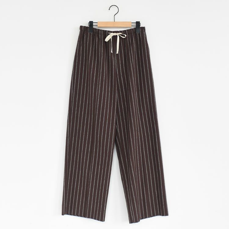 NOSTALGIC STRIPED WIDE PANTS ノスタルジックストライプワイドパンツ