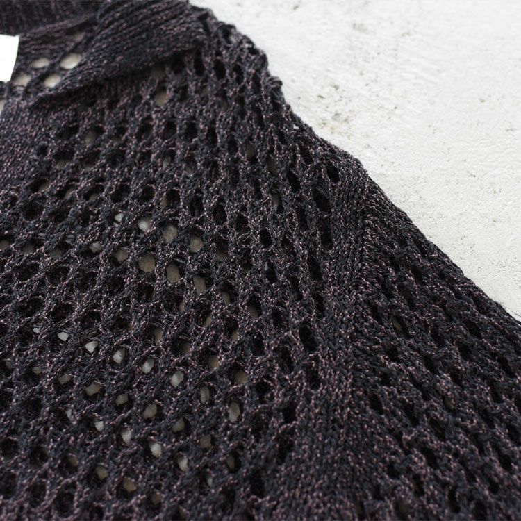 OPENWORK POLO KNIT オープンワークポロニット
