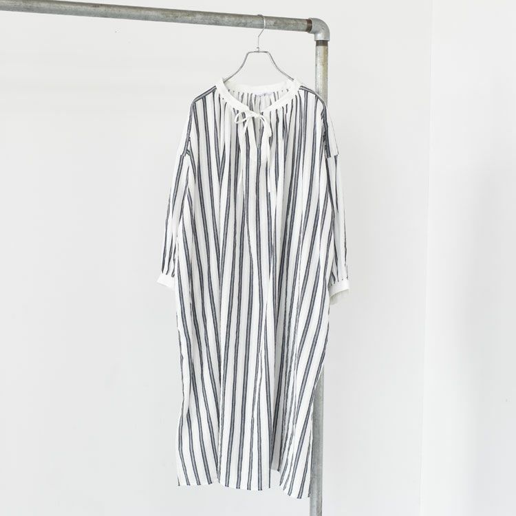 コットンドビーストライプスキッパーチュニック