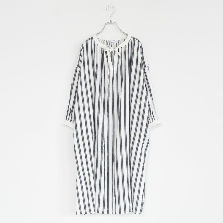 コットンドビーストライプスキッパーチュニック