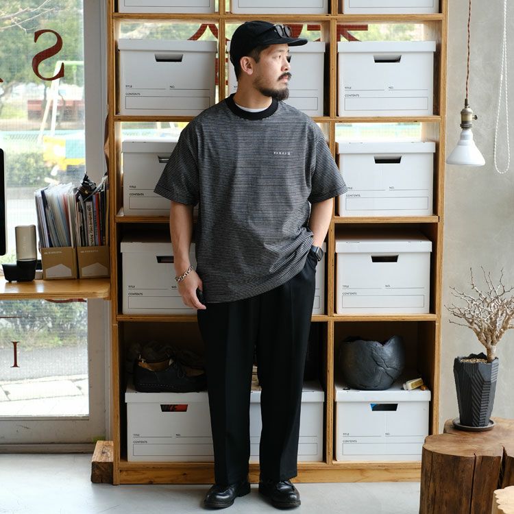Multi Striped S/S Tee マルチストライプ ショートスリーブTシャツ