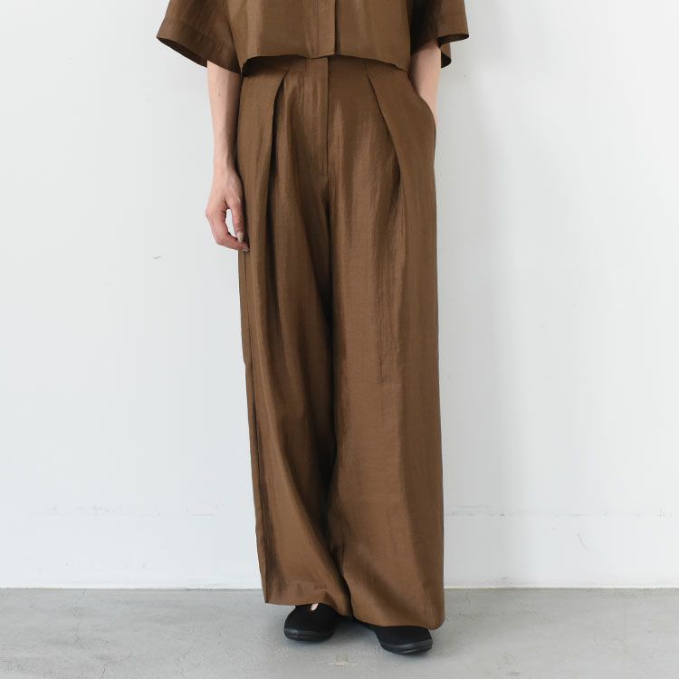Sheer Tuck Pants シアータックパンツ